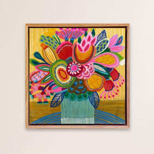 Joyful Blooming – Original Painting | Botanical Collection