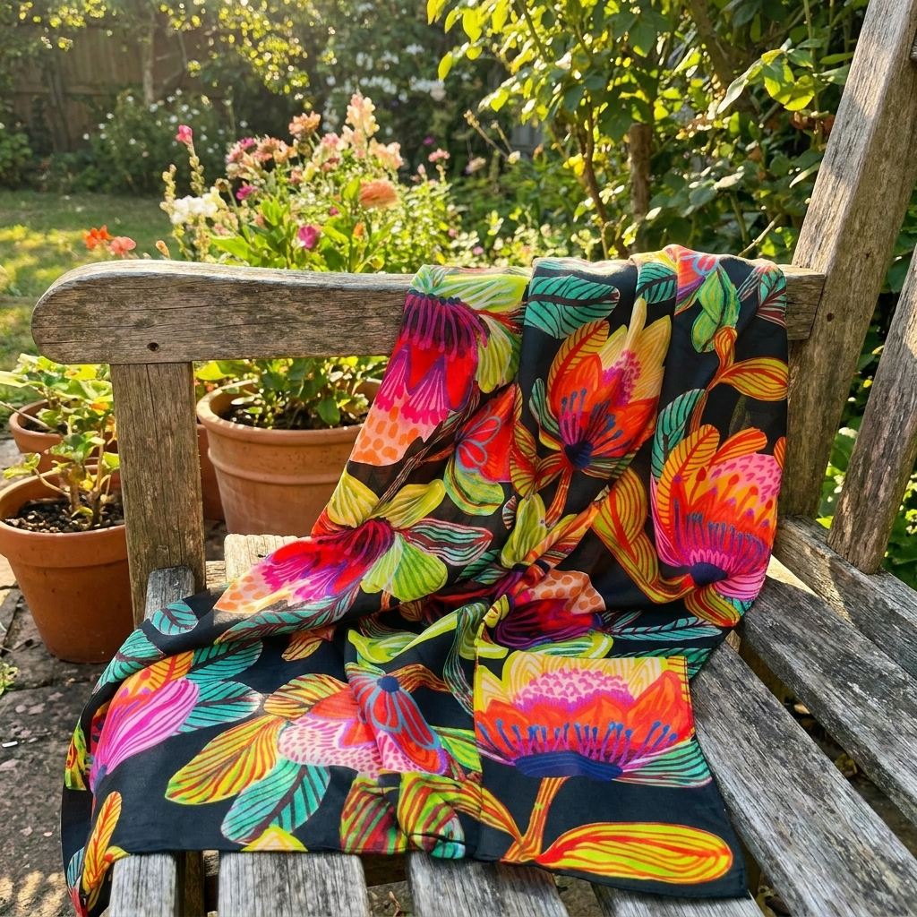 Protea Australis Silk Scarf