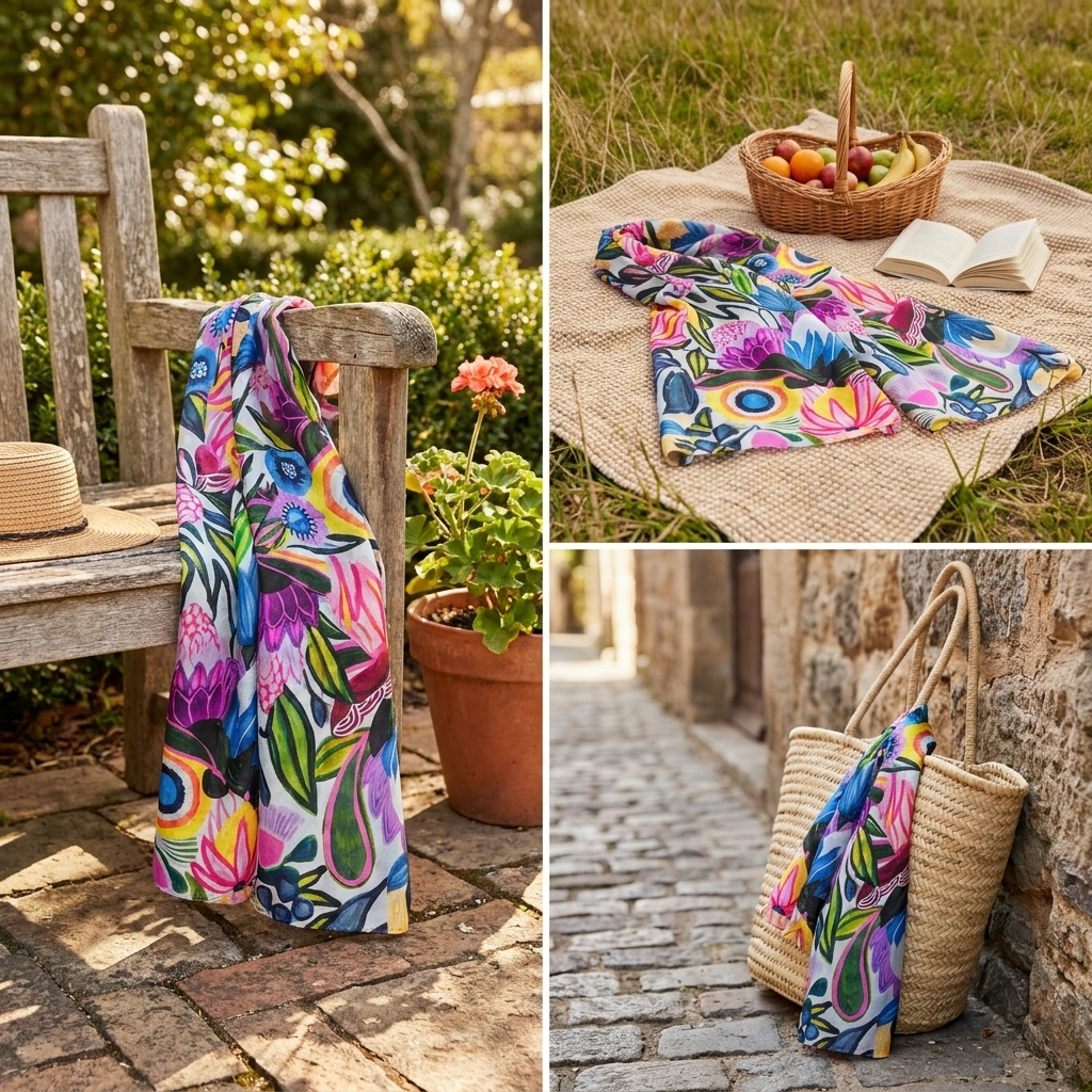 Protea Magnifica Silk Scarf