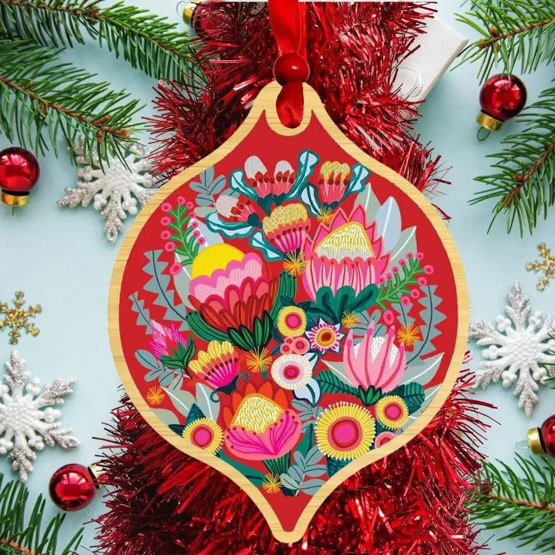 Australian Christmas Bauble Set  Kirsten Katz