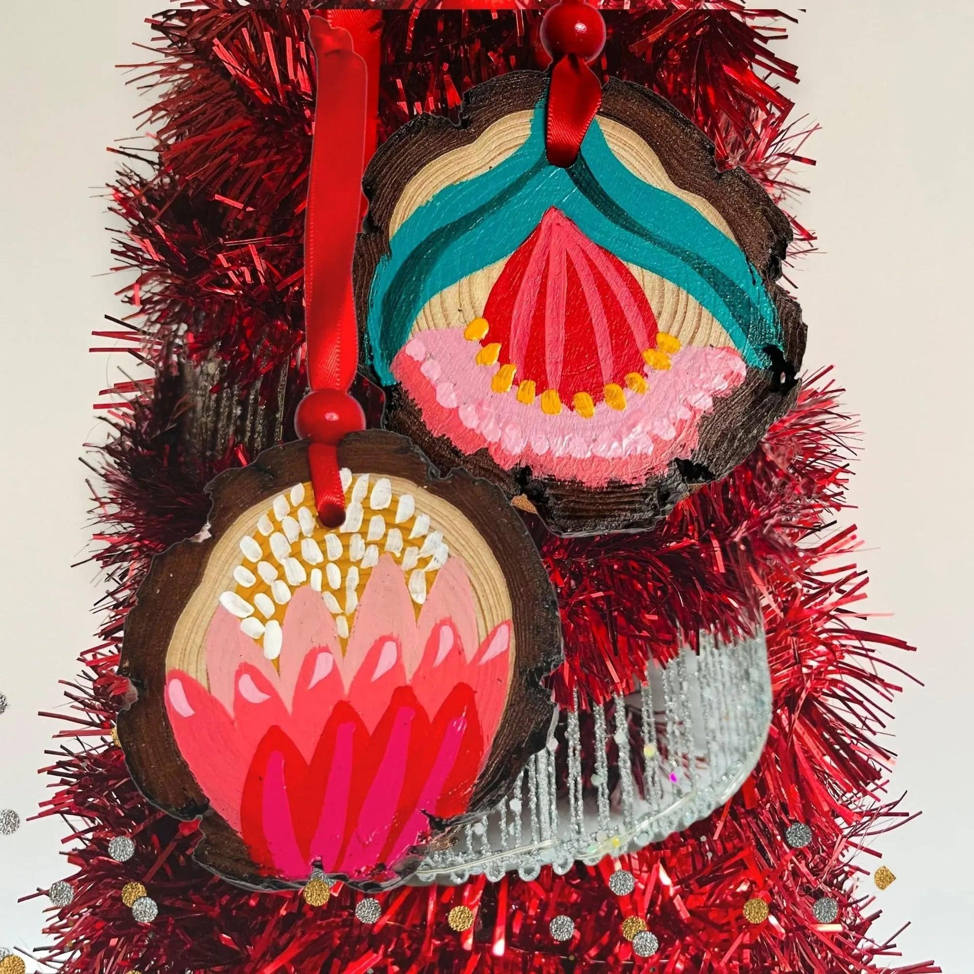 Christmas Ornament Handpainted Kirsten Katz