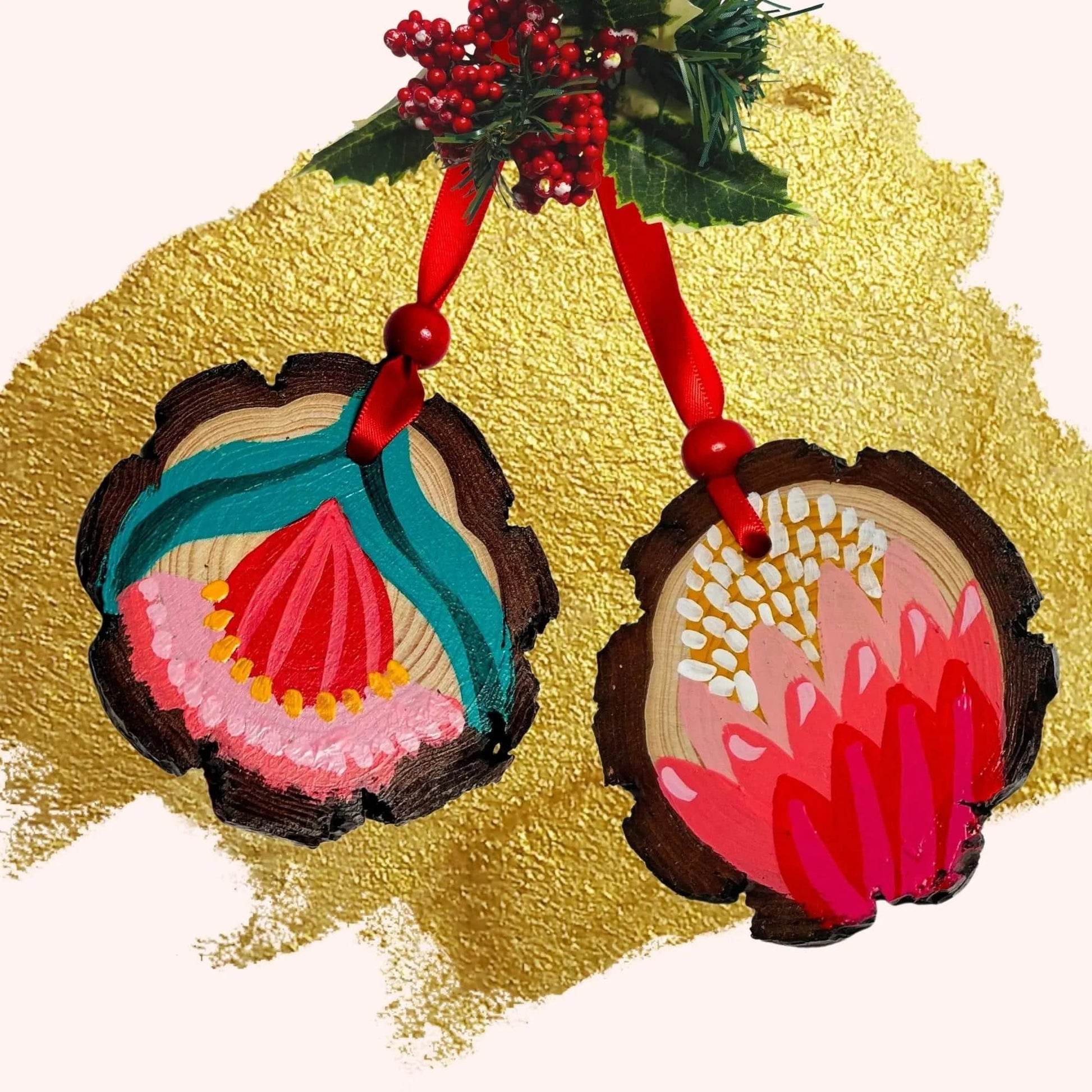 Christmas Ornament Handpainted Kirsten Katz