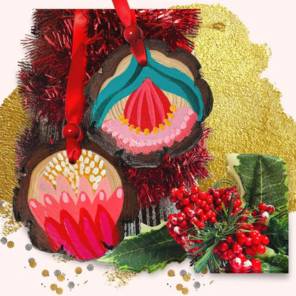 Christmas Ornament Handpainted Kirsten Katz