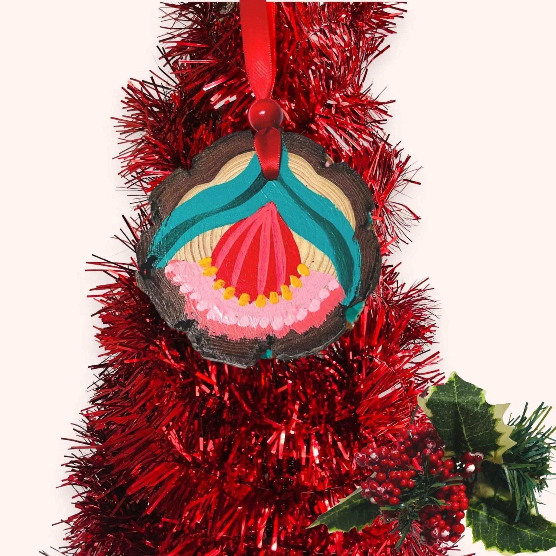 Christmas Ornament Handpainted Kirsten Katz