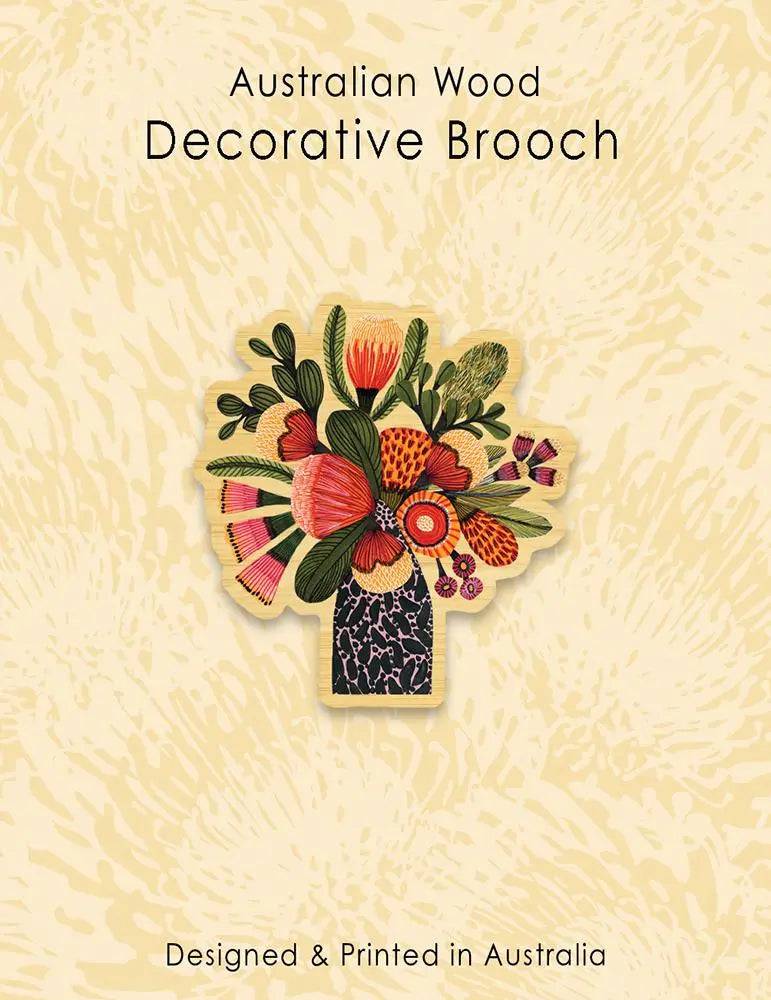 Brooches wood online