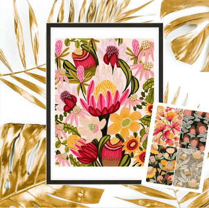Australian Flowers Art Gift Set - Kirsten Katz