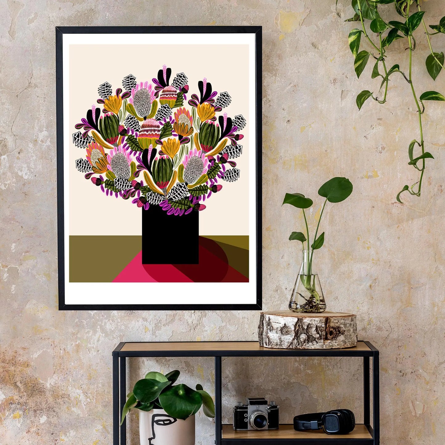 Australian Flowers Botanical Wall Art Print - Kirsten Katz