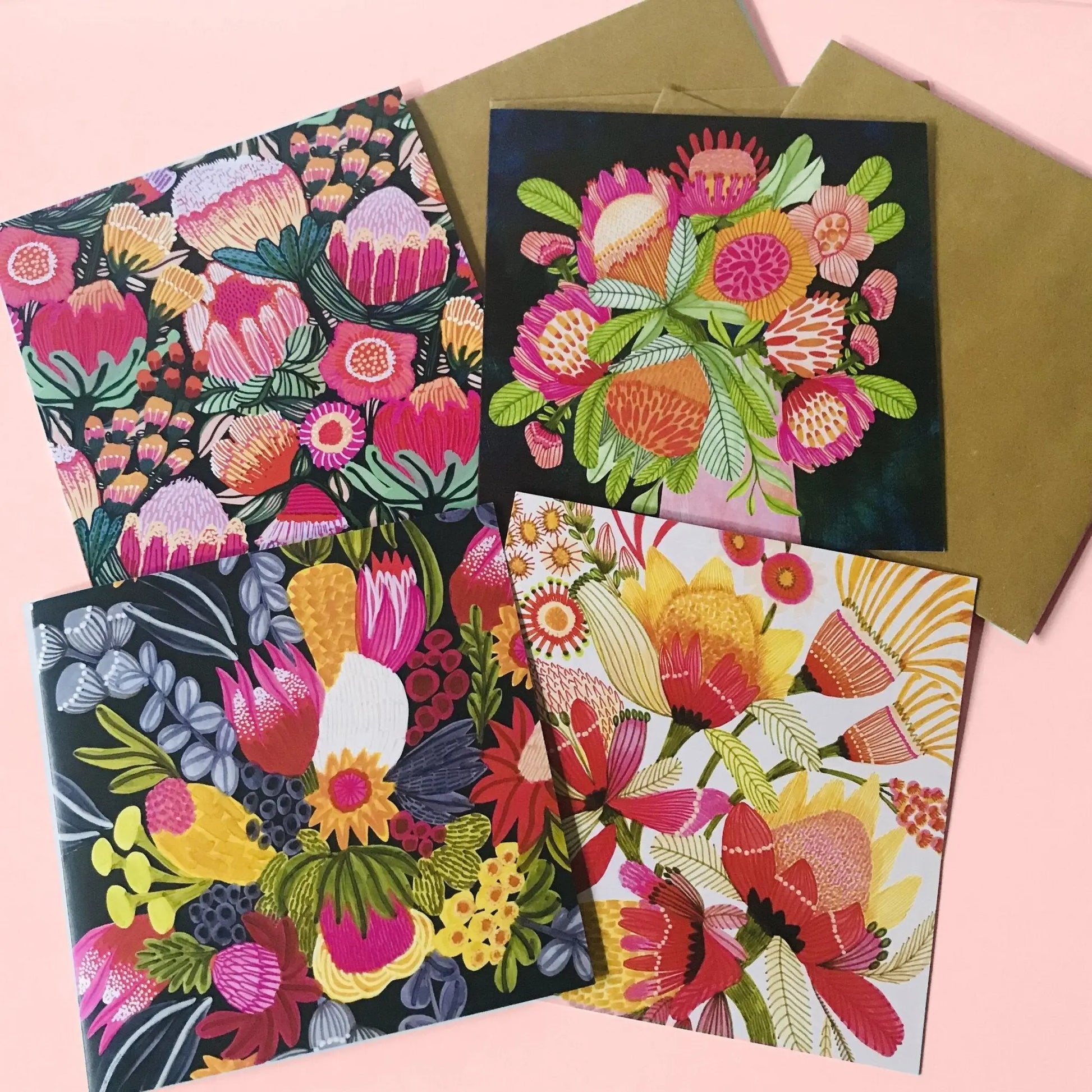 Australian Flowers Cards - Kirsten Katz