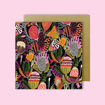 Australiana Botanica Set of 4 Cards Kirsten Katz