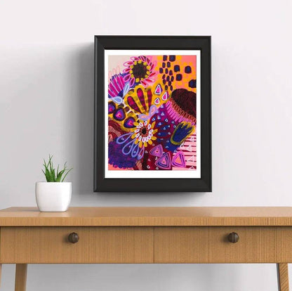 Big Banksia Modern Art Print - Kirsten Katz