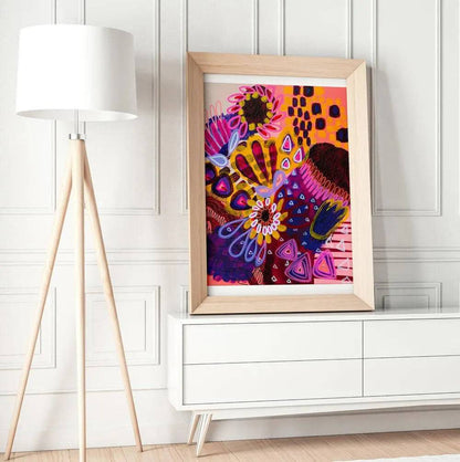 Big Banksia Modern Art Print - Kirsten Katz