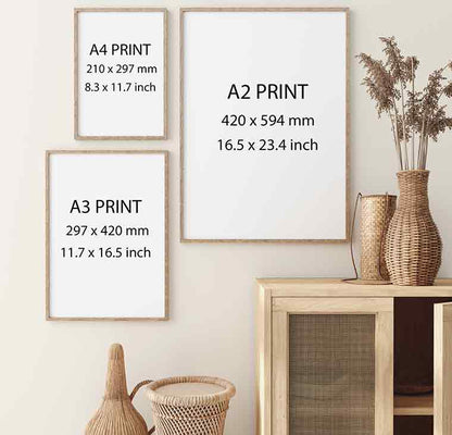 Birthday Bouquet Australian Wall Art Print - Kirsten Katz