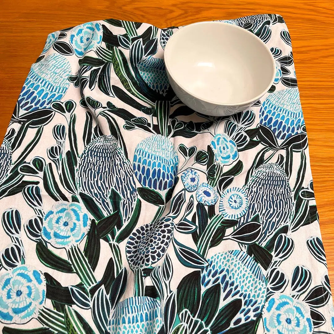 Blue Banksia Tea Towel Kirsten Katz