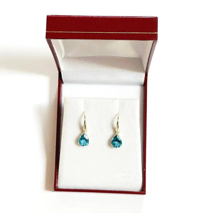 Blue Topaz Sterling Silver Earrings Kirsten Katz