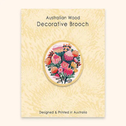 Bouquet of Oz Wooden Brooch Kirsten Katz