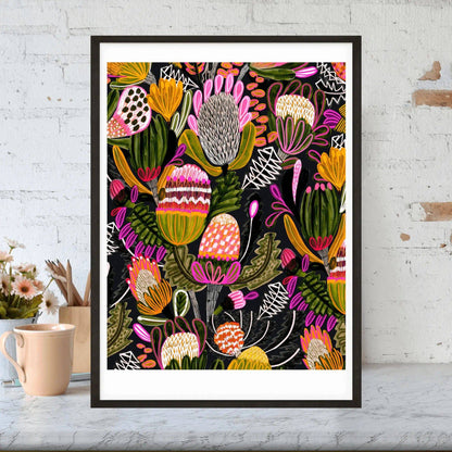 Bush Bankisa Modern Wall Art Print Kirsten Katz