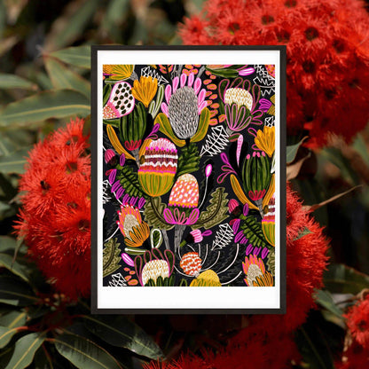 Bush Bankisa Modern Wall Art Print Kirsten Katz