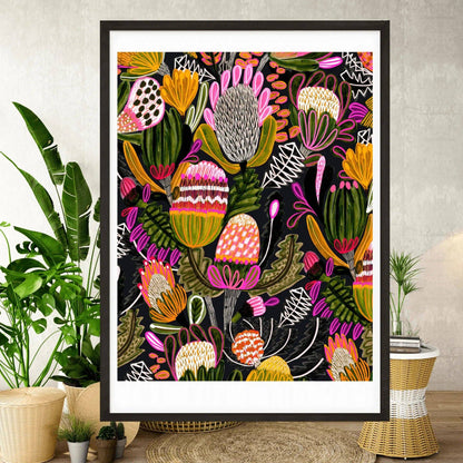 Bush Bankisa Modern Wall Art Print Kirsten Katz