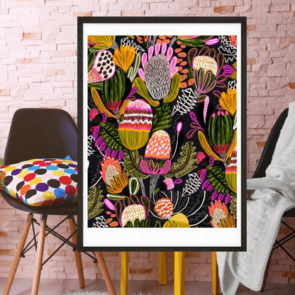 Bush Bankisa Modern Wall Art Print Kirsten Katz