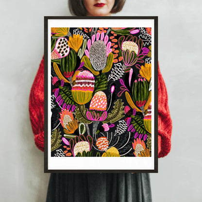 Bush Bankisa Modern Wall Art Print Kirsten Katz
