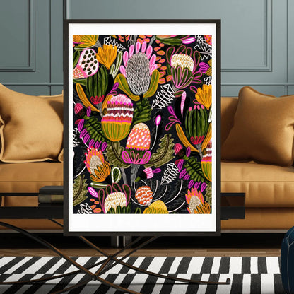 Bush Bankisa Modern Wall Art Print Kirsten Katz