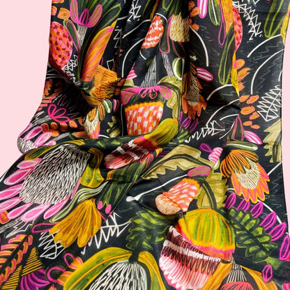 Bush Banksia Silk Scarf Kirsten Katz