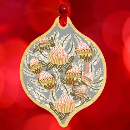 Bush Proteas Christmas Bauble Kirsten Katz