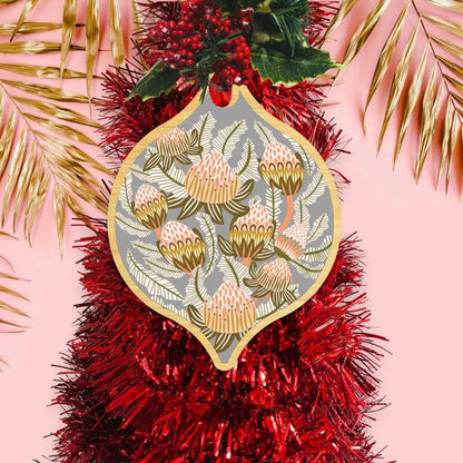 Bush Proteas Christmas Bauble Kirsten Katz