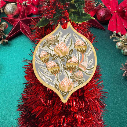 Bush Proteas Christmas Bauble Kirsten Katz