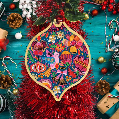 Christmas Trinkets Australian Wooden Christmas Bauble - Kirsten Katz
