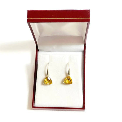 Citrine Sterling Silver Earrings Kirsten Katz