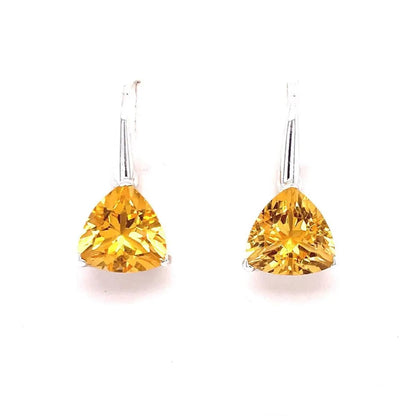 Citrine Sterling Silver Earrings Kirsten Katz