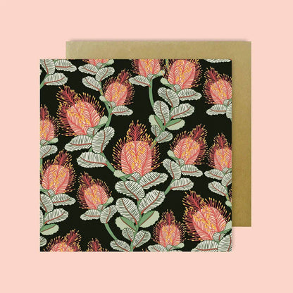 Coral Banksias Magnet & Card Gift Set Kirsten Katz