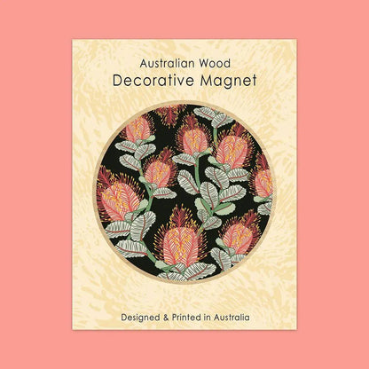 Coral Banksias Magnet & Card Gift Set Kirsten Katz