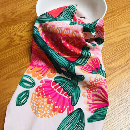 Desert Flowers Tea Towel Kirsten Katz