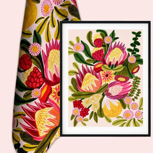 Festive Proteas Botanical Wall Art Gift Set Kirsten Katz