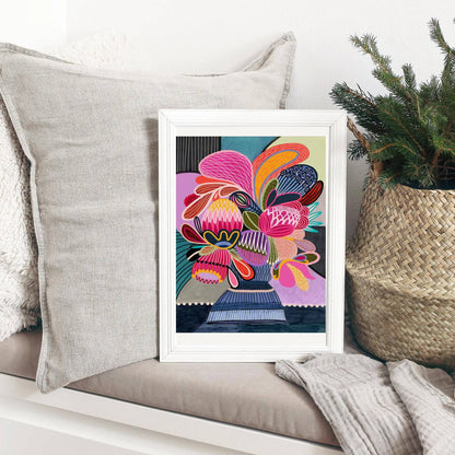 Floral Fiesta Colour Pop Wall Art Kirsten Katz