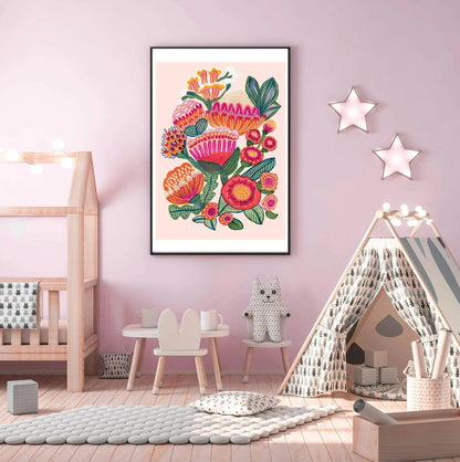 Flowers of Desert Art Print Kirsten Katz