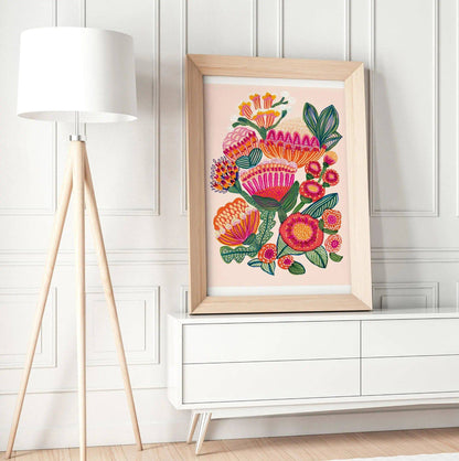 Flowers of Desert Art Print Kirsten Katz