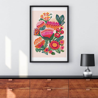 Flowers of Desert Art Print Kirsten Katz