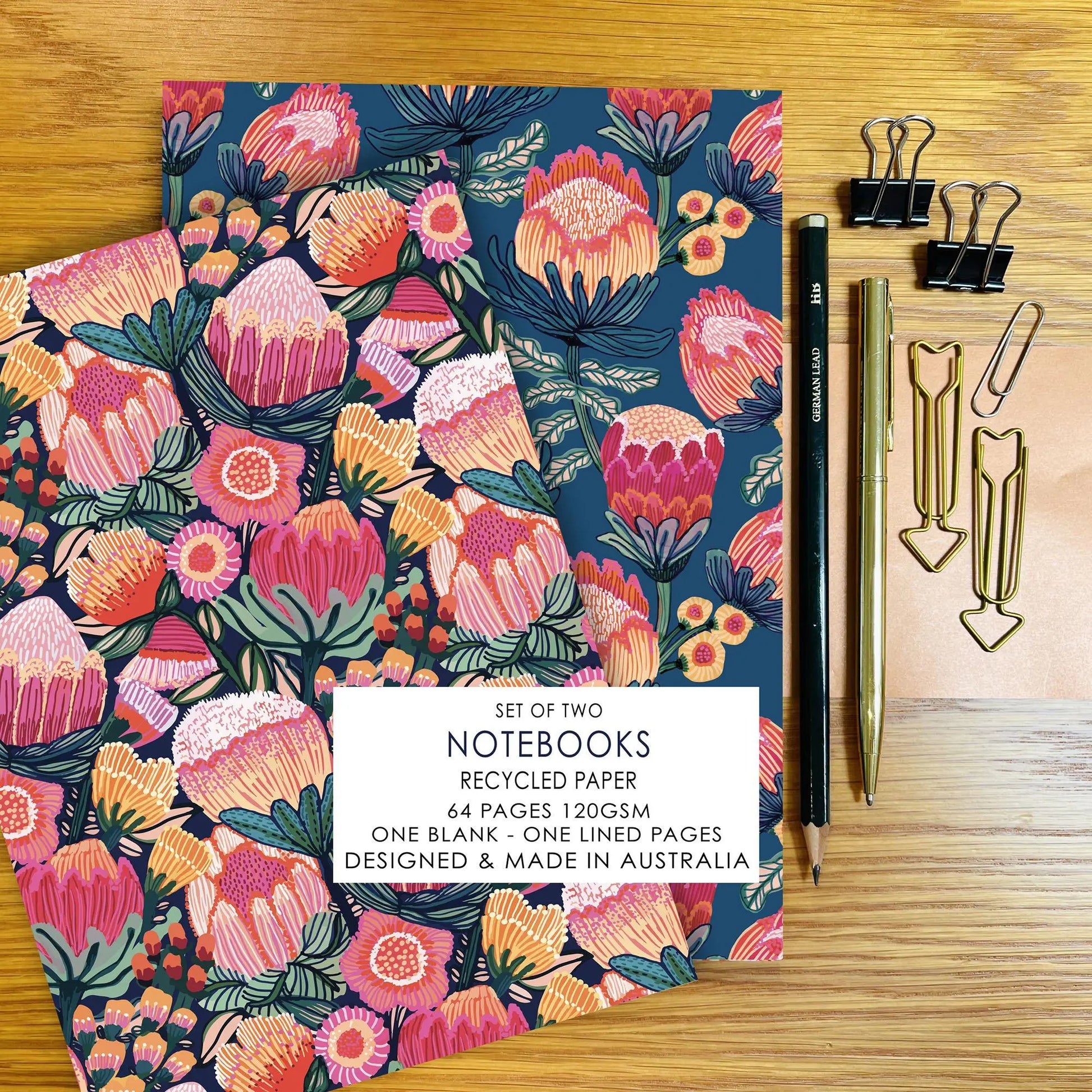 Flowers of Oz A5 Notebook Set Kirsten Katz