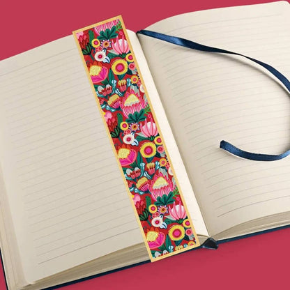 Flowers of Oz Australian Wooden Bookmark - Kirsten Katz