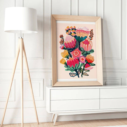 Flowers of Oz Botanical Art Print Kirsten Katz