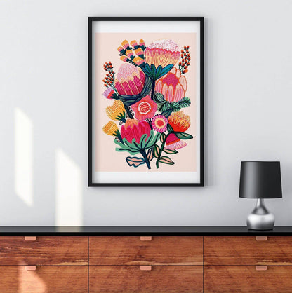 Flowers of Oz Botanical Art Print Kirsten Katz