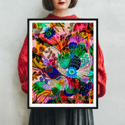 Garden of Eden Abstract Wall Art Print Kirsten Katz