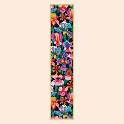 Irises & Orchids Australian Wooden Bookmark - Kirsten Katz