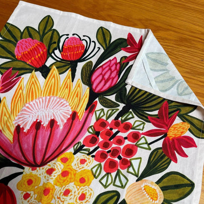 King Proteas Tea Towel Kirsten Katz