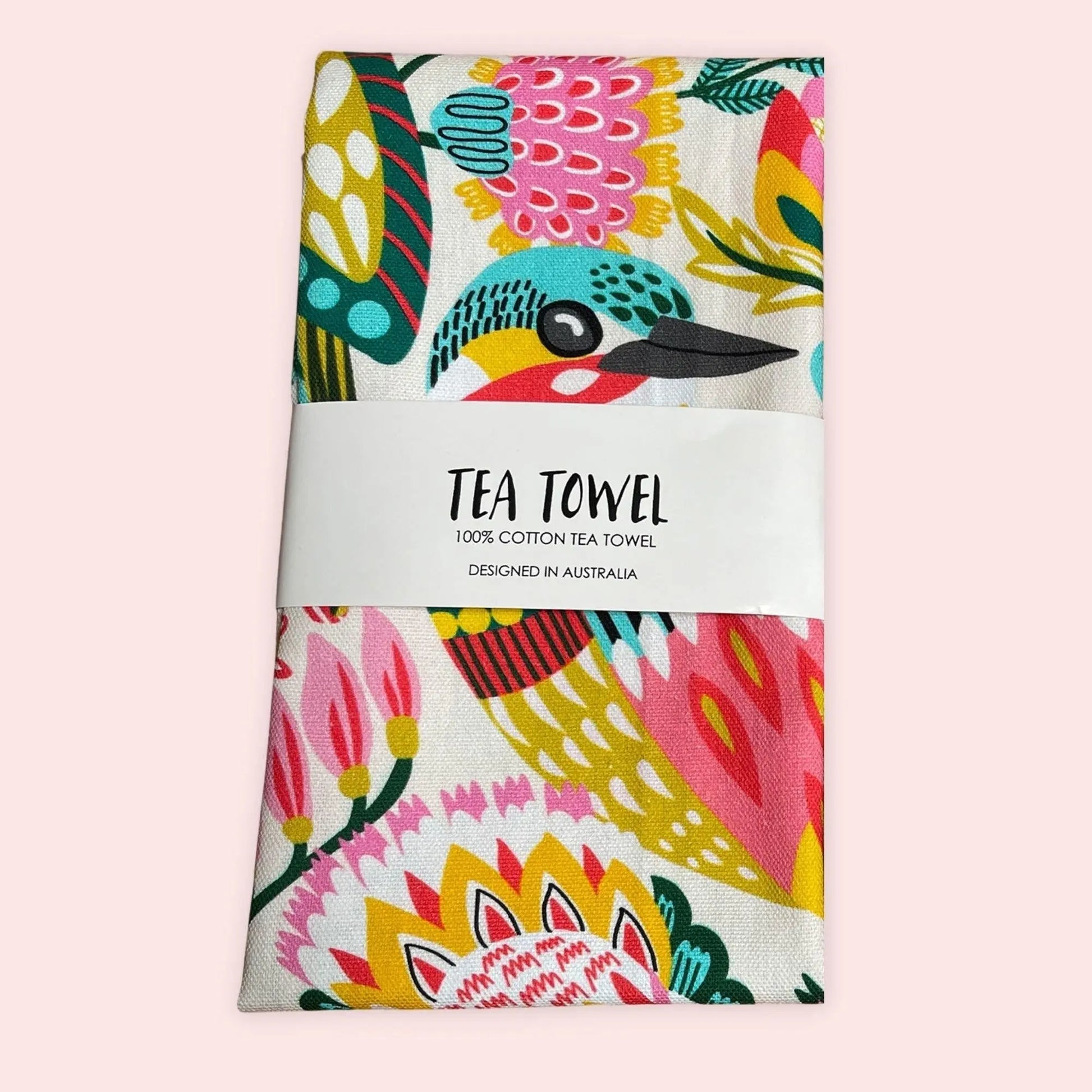Kingfishers Tea Towel Kirsten Katz