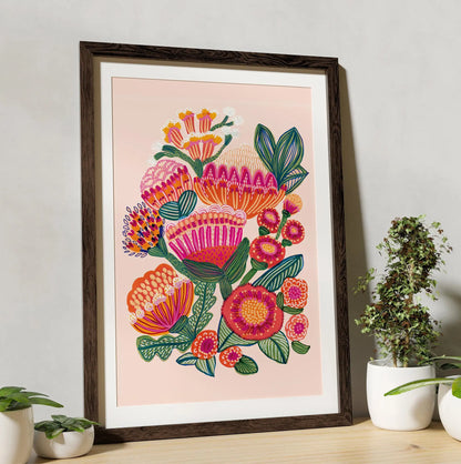 Flowers of Desert Art Print Kirsten Katz