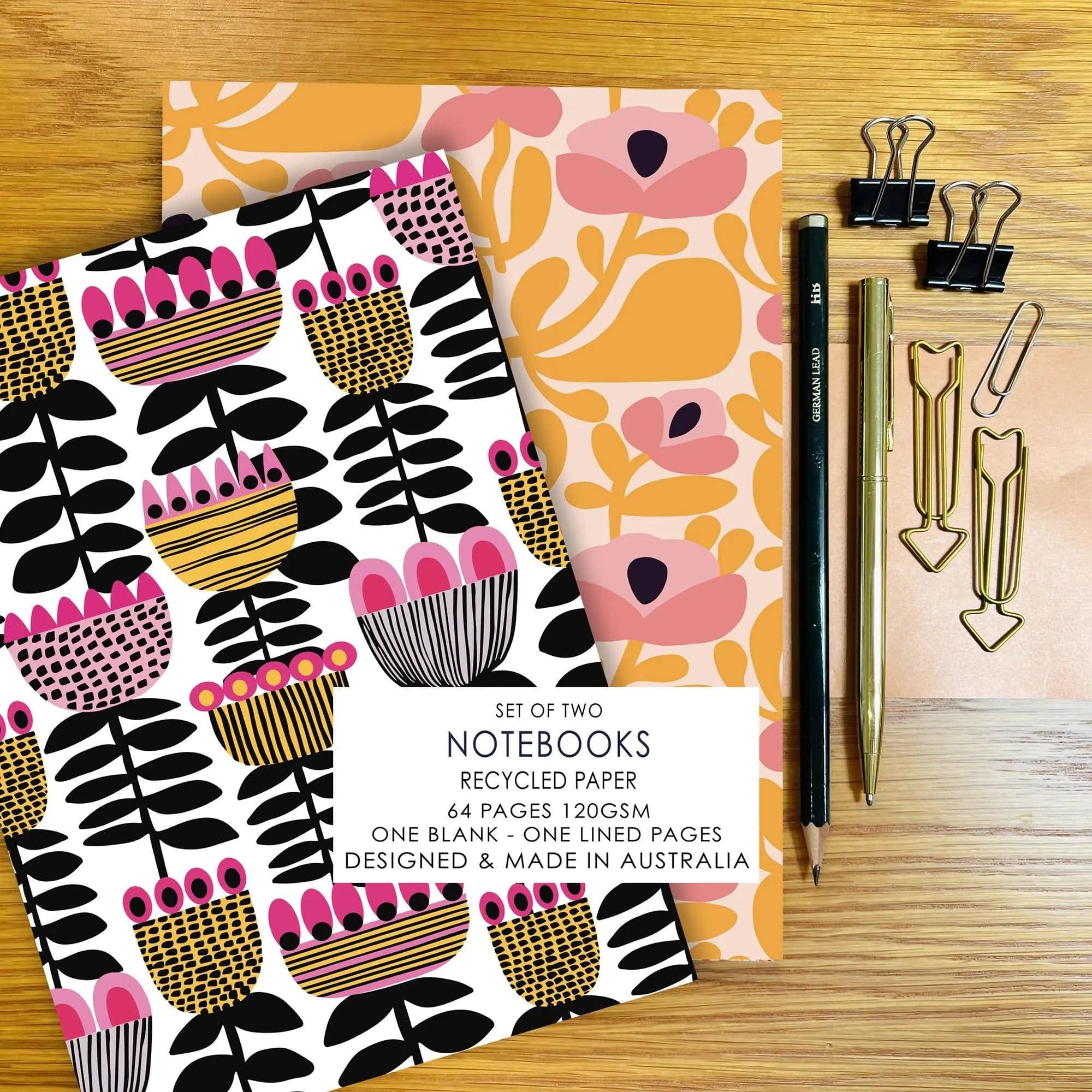 Mid Century Modern A5 Notebook Set - Kirsten Katz